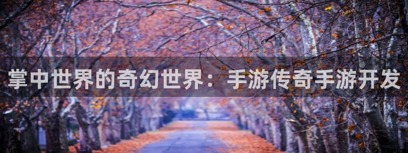 V8娱乐登录：掌中世界的奇幻世界：手游传奇手游开发